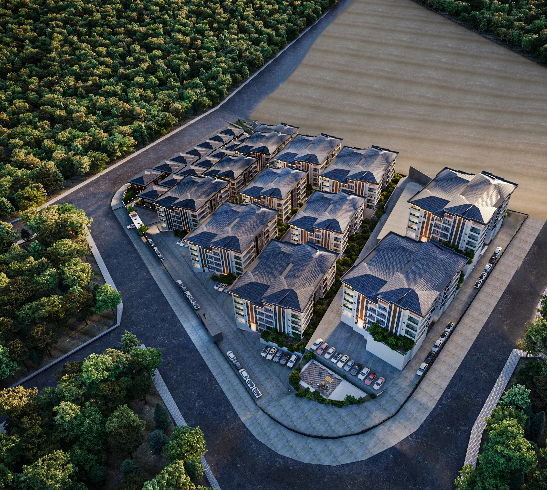 Bağlarbaşı Cooperative Cooperative construction project view 3
